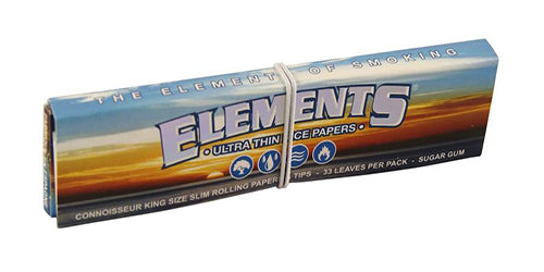 Elements Connoisseur - King Size Slim (with tips)