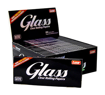 Luxe Glass Clear Paper - King Size