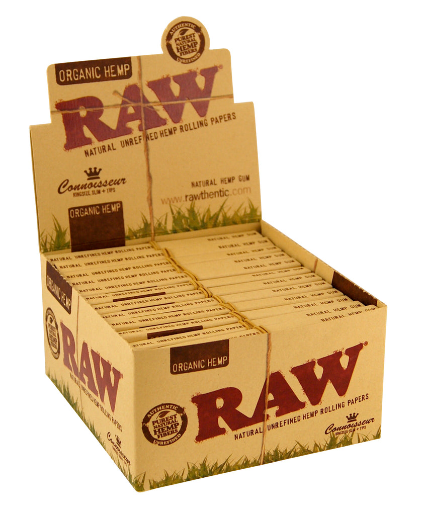 Raw Organic Connoisseur - King Size Slim (with tips)