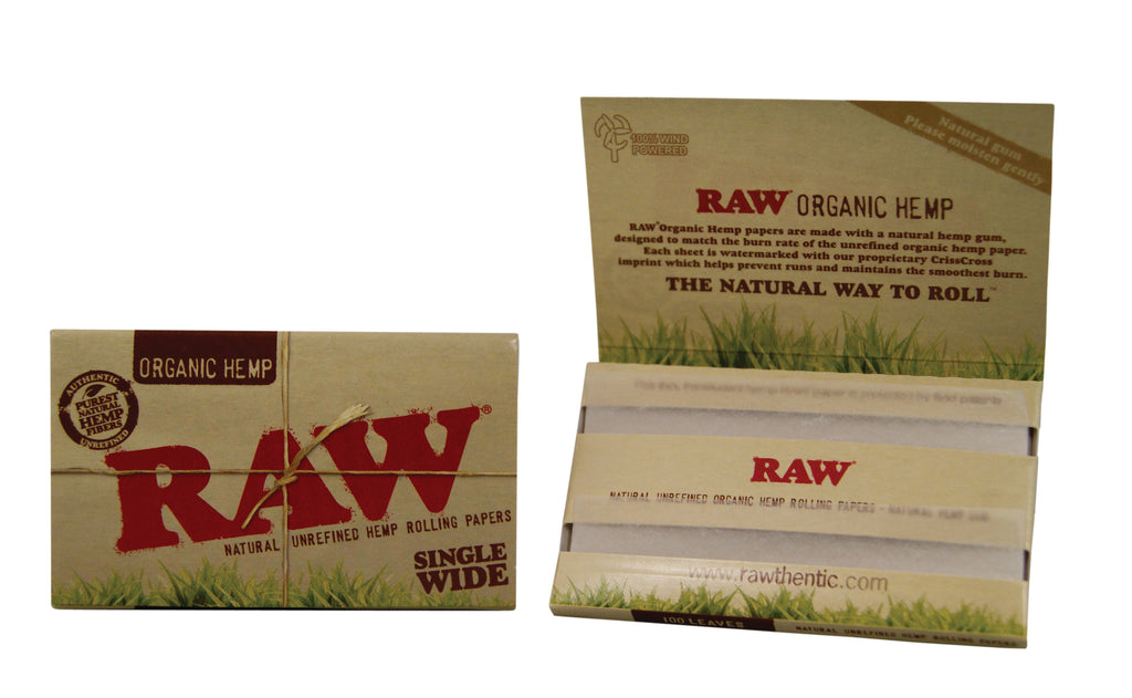 Raw Organic Papers - Single Wide Double Window
