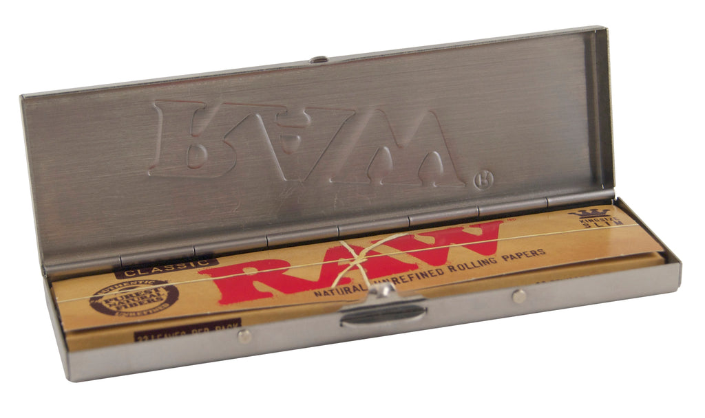 Raw Steel Paper Tin for King Size Slim