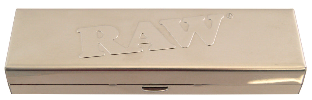 Raw Steel Paper Tin for King Size Slim and Pre-Rolled Tips