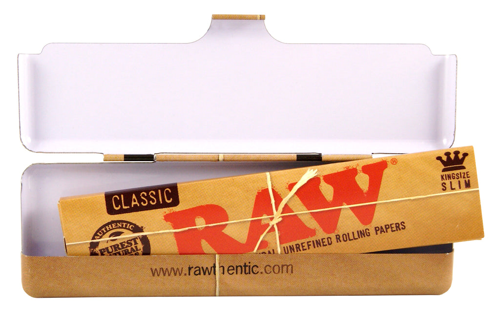 Raw Classic Metal Paper Case Tin for King Size