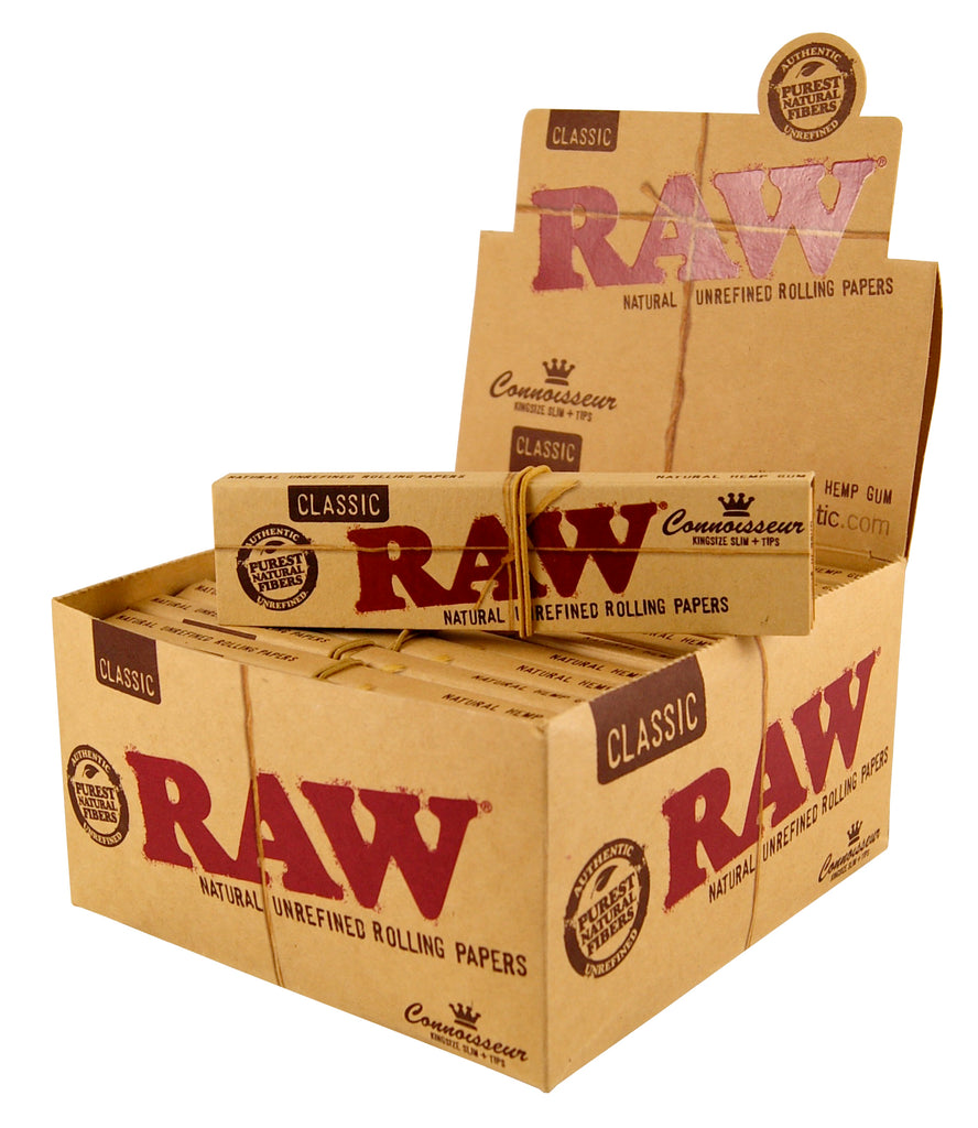 Raw Connoisseur - King Size Slim (with tips)