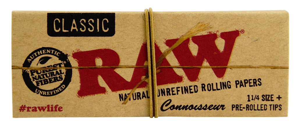 Raw Connoisseur 1¼ (with pre-rolled tips)