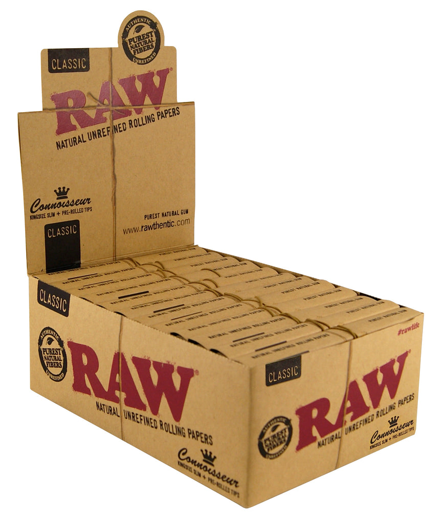 Raw Connoisseur - King Size Slim (with pre-rolled tips)