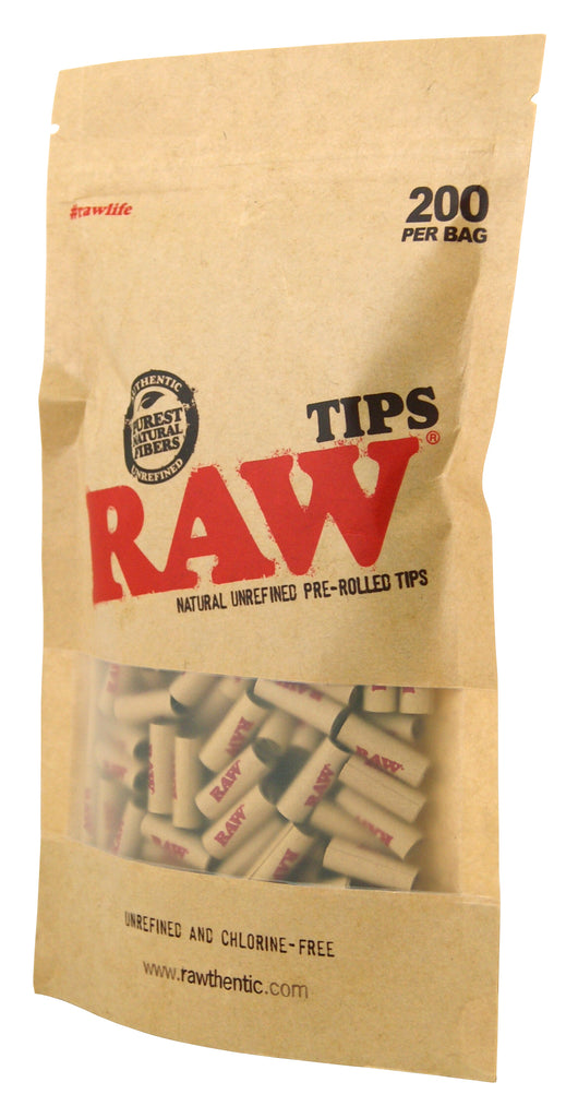 Raw Pre-Rolled Tips Bag of 200