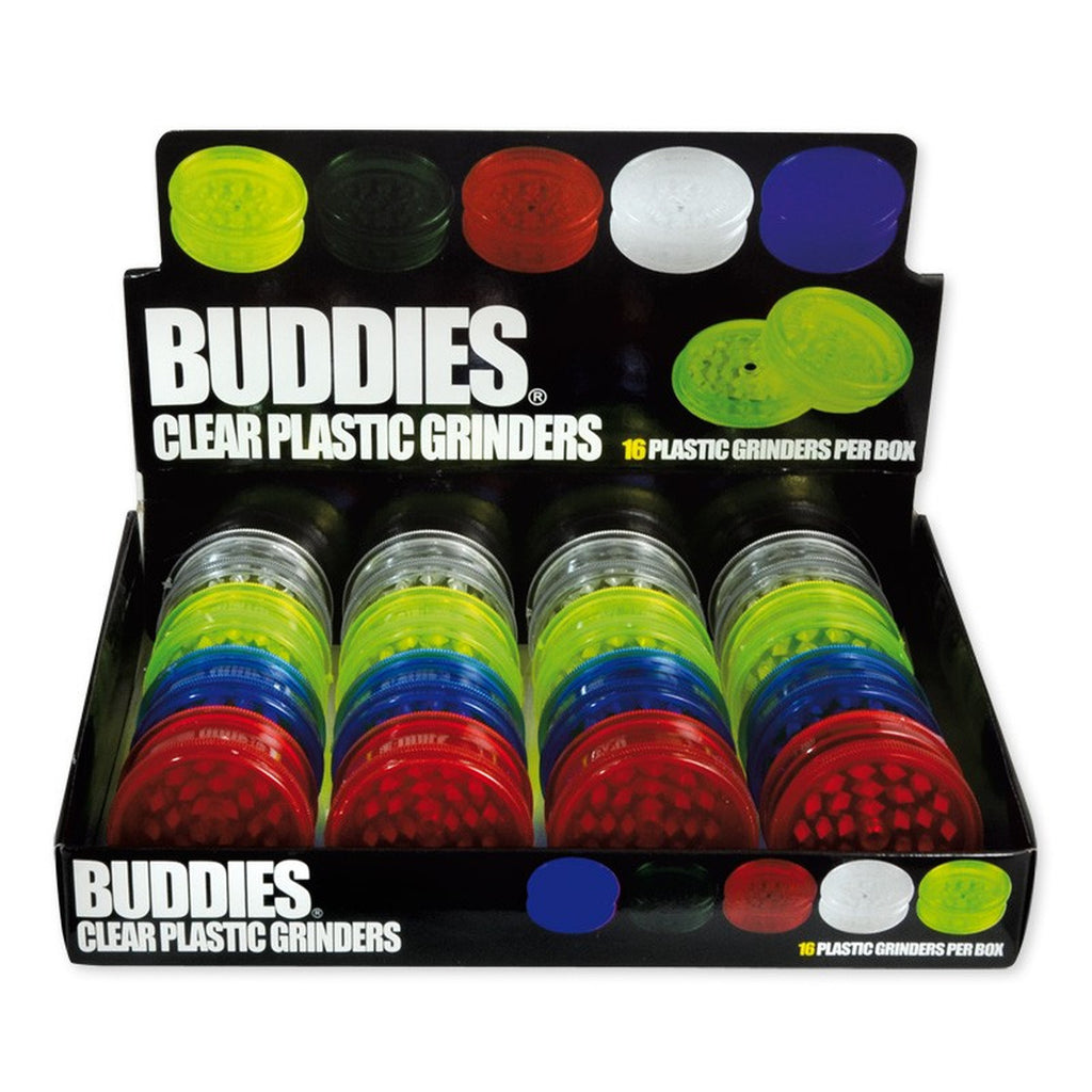 Buddies Clear Plastic Grinders