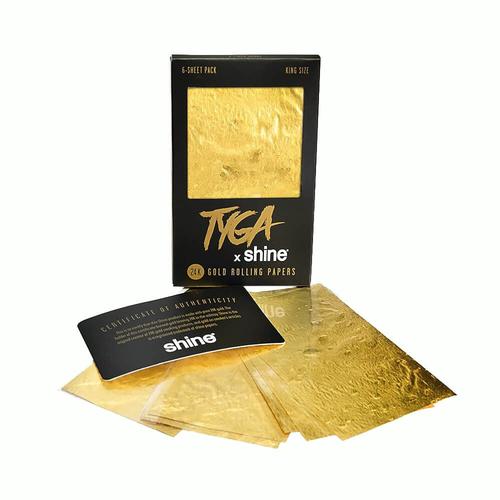 Shine - Tyga (24K Gold Paper) King Size
